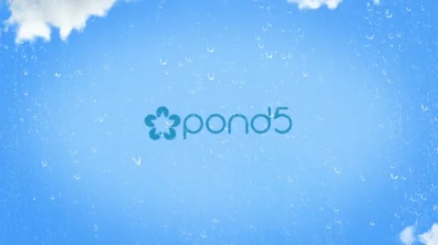 The logo in the clouds Catálogo de After Effects