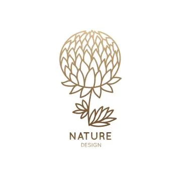 Logo clover flower Stock Illustration