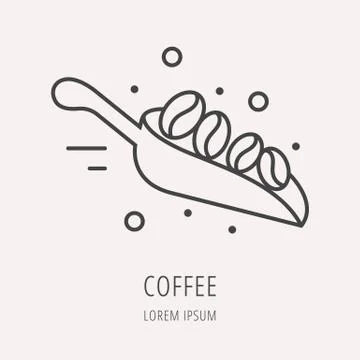 Logo Coffee Grats Stockgrafik