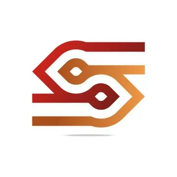 Logo colorful arch element design abstract icon vector Stock Illustration