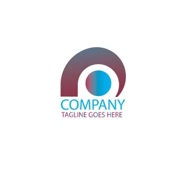 Logo company Stock Illustration