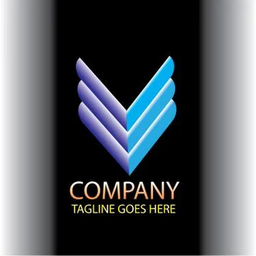 Logo company Stock Illustration