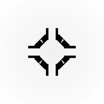 Logo the company Illustrazione stock