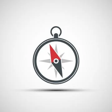 Logo of the compass arrow. Stock-Illustration
