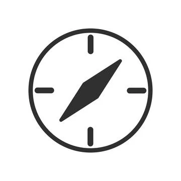 A logo of  compass Stock Illustration