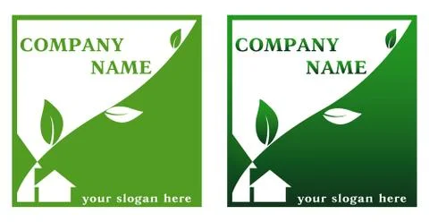 Logo construction company Stock-Illustration