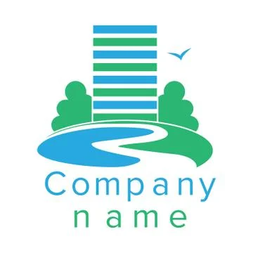 Logo for a construction company Stock Illustration