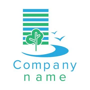Logo for a construction company Stock Illustration