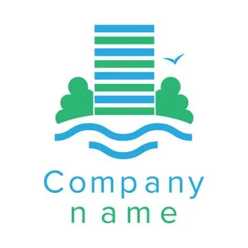 Logo for a construction company Stock Illustration
