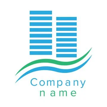 Logo for a construction company Stock Illustration