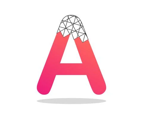 A logo construction design vector, creative modern logo or emblem Illustrazione stock