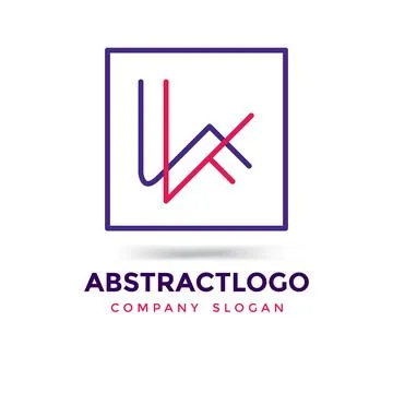 Logo of a creative K letter - K unique Icon monogram element. Stock Illustration