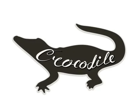 The logo of the crocodile. Stock Illustration