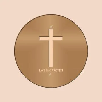 Logo crown of thorns Illustrazione stock