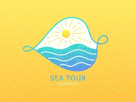 Logo cruise Illustrazione stock