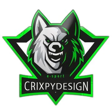 Logo de Lobo Illustrazione stock