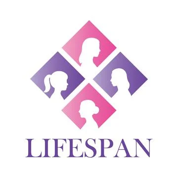 Logo depicting female life stages Stock Illustration
