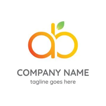 Logo design about fresh fruit store or any company that related with fresh fr Stock Illustration