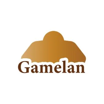 Logo Design about Gamelan Stock-Illustration