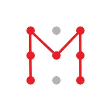 Logo design about network, community and secure pattern, Stock Illustration