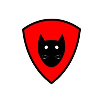 Logo design about super cat logo concept Stock Illustration