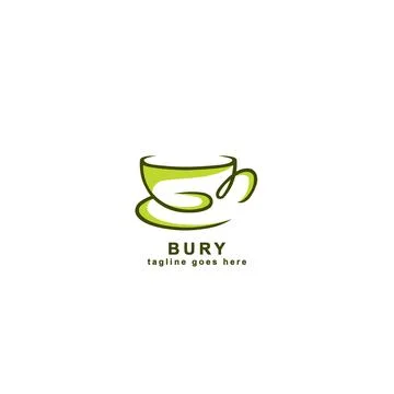 Logo design beverage brands Stock Illustration