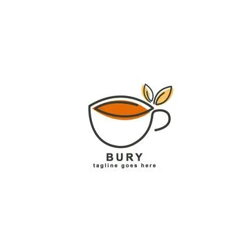 Logo design beverage brands Stock Illustration