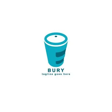 Logo design beverage brands Stock Illustration