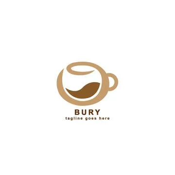 Logo design beverage brands Stock Illustration
