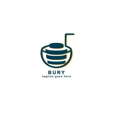Logo design beverage brands Stock Illustration