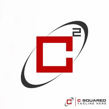 Logo, Design, Concept, Image, Abstract, Graphic, Symbol, Font C squared Stock Illustration