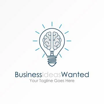 Logo, Design, Concept, Image, Symbol, Graphic, Light and Brain Stock Illustration