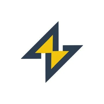 Logo Design Concepts for Lightning, Electricity, Energy, or Thunder. Stock Illustration