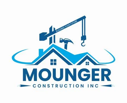 Logo Design for construction, Vector, eps, logo template, brand Illustrazione stock