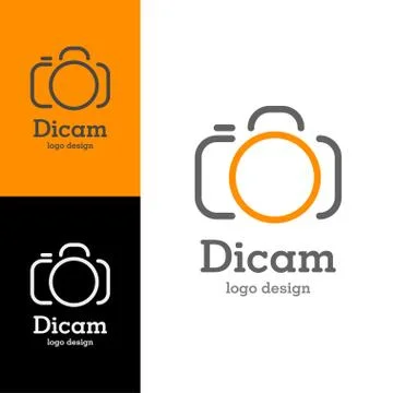 Logo design Dicam, vector EPS10 Stock Illustration