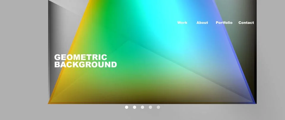 Logo design with electric blue rectangle, triangle, and circle on display device Illustrazione stock