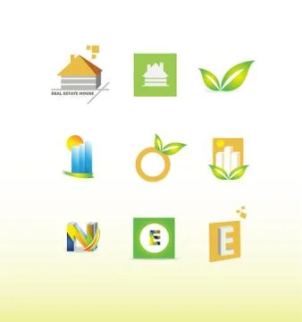 Logo design elements set イラスト素材