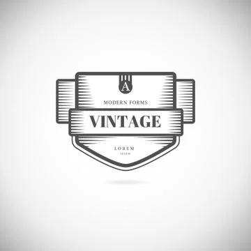 Logo design elements template. Stock Illustration