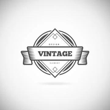 Logo design elements template. Stock Illustration