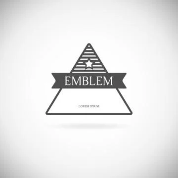 Logo design elements template. Stock Illustration