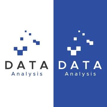 Logo design of futuristic global data or modern internet network.Logotype f.. Illustrazione stock