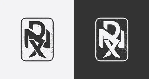 Logo design with Initial D, N, and X concept for basketball Stock Illustration