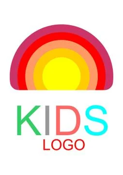 Logo design for kids Stock Illustration