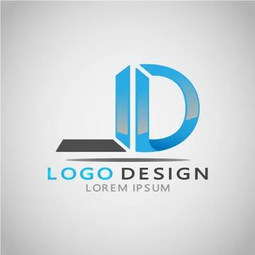 LOGO DESIGN LOREM IPSUM 2017 Stock Illustration