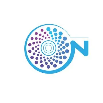 Logo design simple logo colorful illustration Illustrazione stock