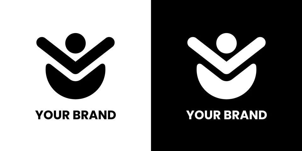 Logo design simple vector Stock Illustration