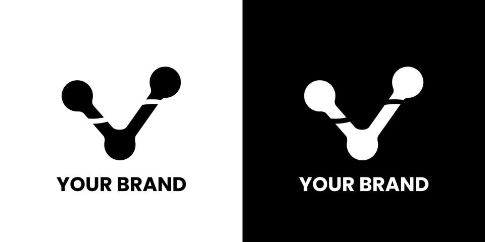 Logo design simple vector Stock Illustration