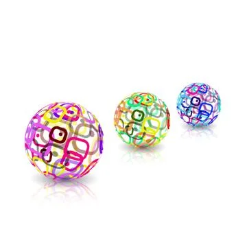 Logo design. Sphere shape for design Stock Illustration