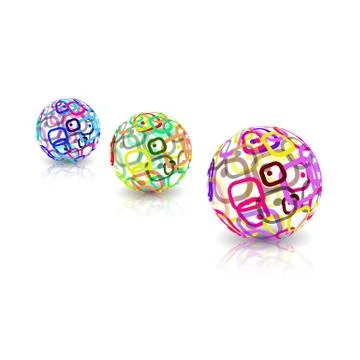 Logo design. Sphere shape Stock Illustration