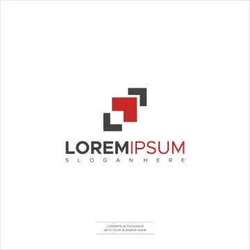 Logo Design Tech Logo Modern Symbols Template Design Stock Illustration